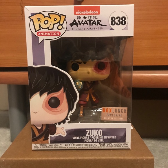 Funko Toys Funko Zuko Gitd 838 Avatar Box Lunch Exclusive Poshmark